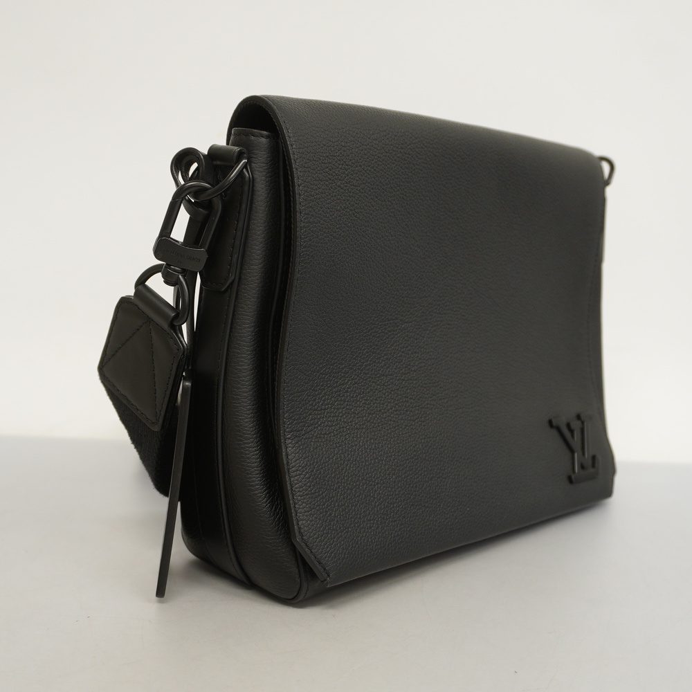 Auth Louis Vuitton Aerogram Takeoff Messenger M57080 Men's Shoulder Bag Noir - Picture 2 of 10